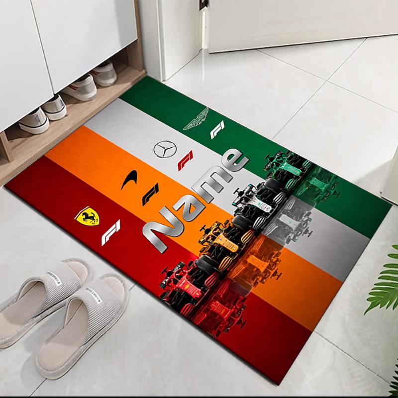 Custom Name Printed Carpet Rug For Office Chair Living Room Bedroom Kitchen Room Decor Gifts