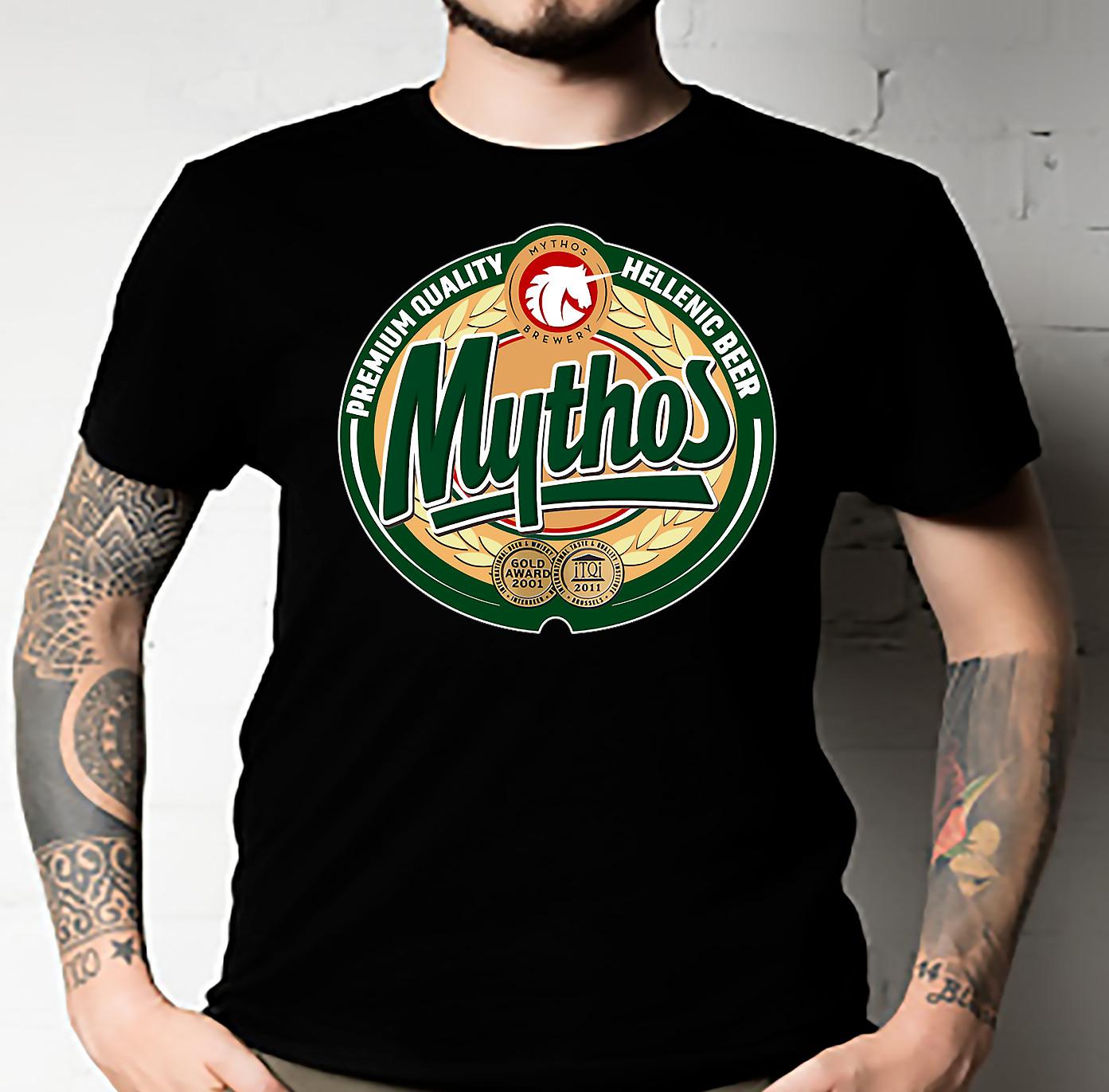 Hellenic Greek Beer Mythos Essential T-Shirt Unisex ALL SIZE L