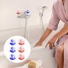 6Pcs/Set Hot Cold Sign Sticker Waterproof PVC Self-adhesive House Kindergarten Office Water Temperature Indication Sticker Round Warning Label