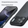 Magnetic Qi Armor Airbag Anti-Drop Frosted Case for iPhone 17 Pro Max