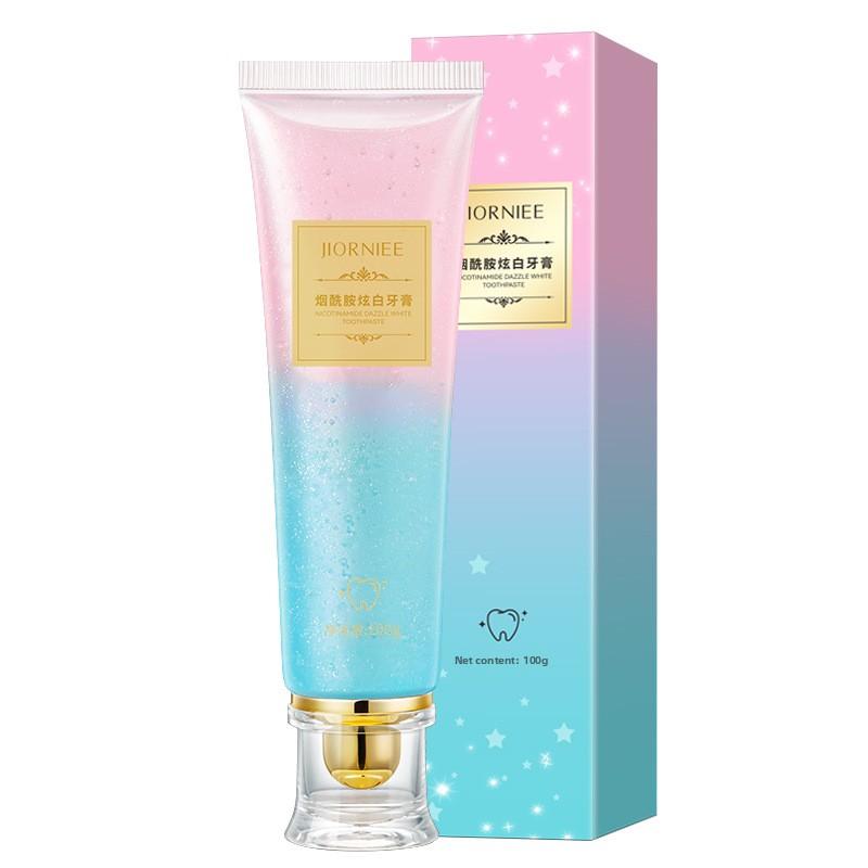 

Вечерняя отбеливающая зубная паста с ниацинамидом для свежего дыхания и гигиены полости рта, 100 г