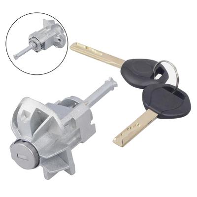 Replacement Left Driver Door Lock Cylinder Assembly with 2 Keys for BMW For 3 Series E46 Front Left Compatible with OEM