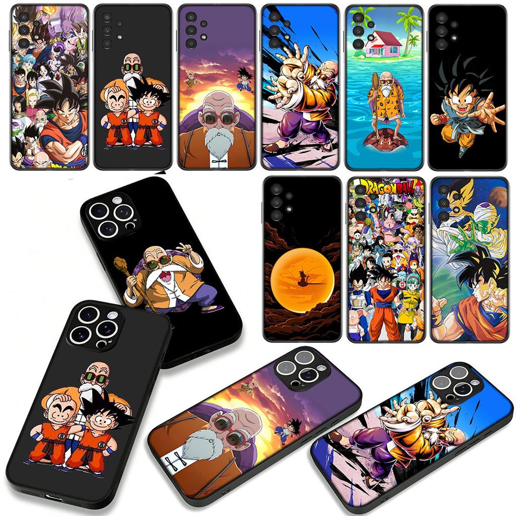 Cover Master Roshi Dragon Gokus Ball Kame Sennin for Apple iPhone 16 15 14 Plus 13 12 Mini 17 Pro Max + ProMax 16E Air 15+ Case