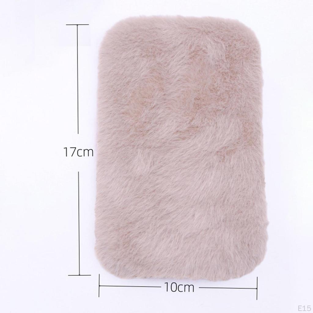 1/12 Miniature Plush Carpet Micro Landscape Furniture Accessories Dollhouse Area Rug Simulation