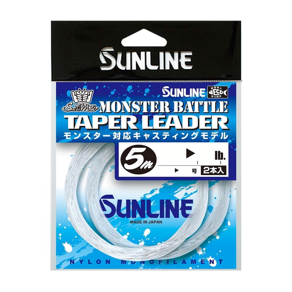 SUNLINE Saltymate Monster Battle Tapered 5m x 100lb 60lb Leader, 2,   / #30   #14