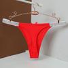 Silver Thin Belt Bowknot Panties Bow Cotton Thong Sweet Women's Briefs  Lingerie
