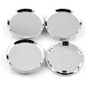 Rhinotuning Wheel Center Caps 64mm 61mm 4pcs Plated Silver Wheel Cover Center Cover