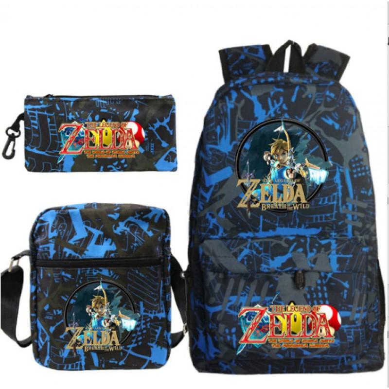 One Piece Anime Backpack Kids School Use Large Capacity Oxford Fabric Dual Shoulder Bag With Padded Straps