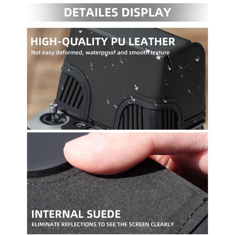 Silicone Sun Hood Sun Block for Air 3 RC2 Remote Control Protector Anti Glare Sunshade