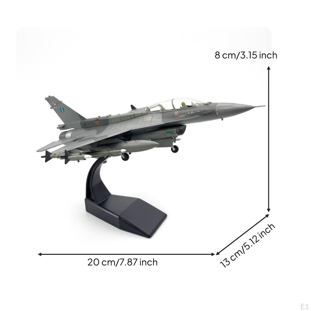 Aircraft Model with Stand 1:72 Scale Finished Painted for Hobbyists, Office