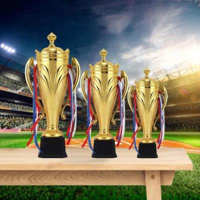 Competitie Voetbal Bekerprijs Gouden Beelden Winnaar Prijs Trofee Speelgoed Waarderingsgeschenken
