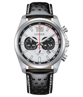 Orologio da uomo Eco-Drive Cronografo in pelle CA4640-09A