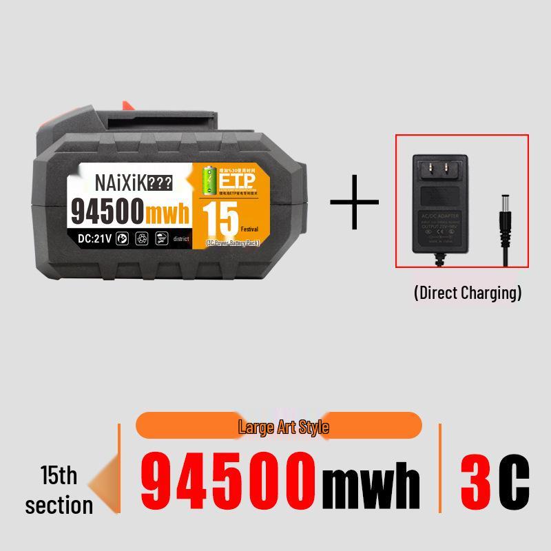 21V Electric Wrench Battery Compatible with Dayi Makita-Style Tools, Angle Grinder, Chainsaw, Lithium Battery