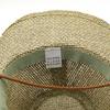 Simple salty grass handmade western denim straw hat top hat outdoor beach hat sun hat NZCM
