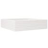 VidaXL Planter White 90x90x23 Cm Solid Pine Wood, Outdoor Planter, Flower Box, Plant Box, Planter 847204