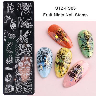 Placa de Carimbo de Unhas Yousheng Vários Padrões Gravado Claro À Prova de Ferrugem Impressão de Esmalte Flores Carimbo de Arte de Unhas para Menina