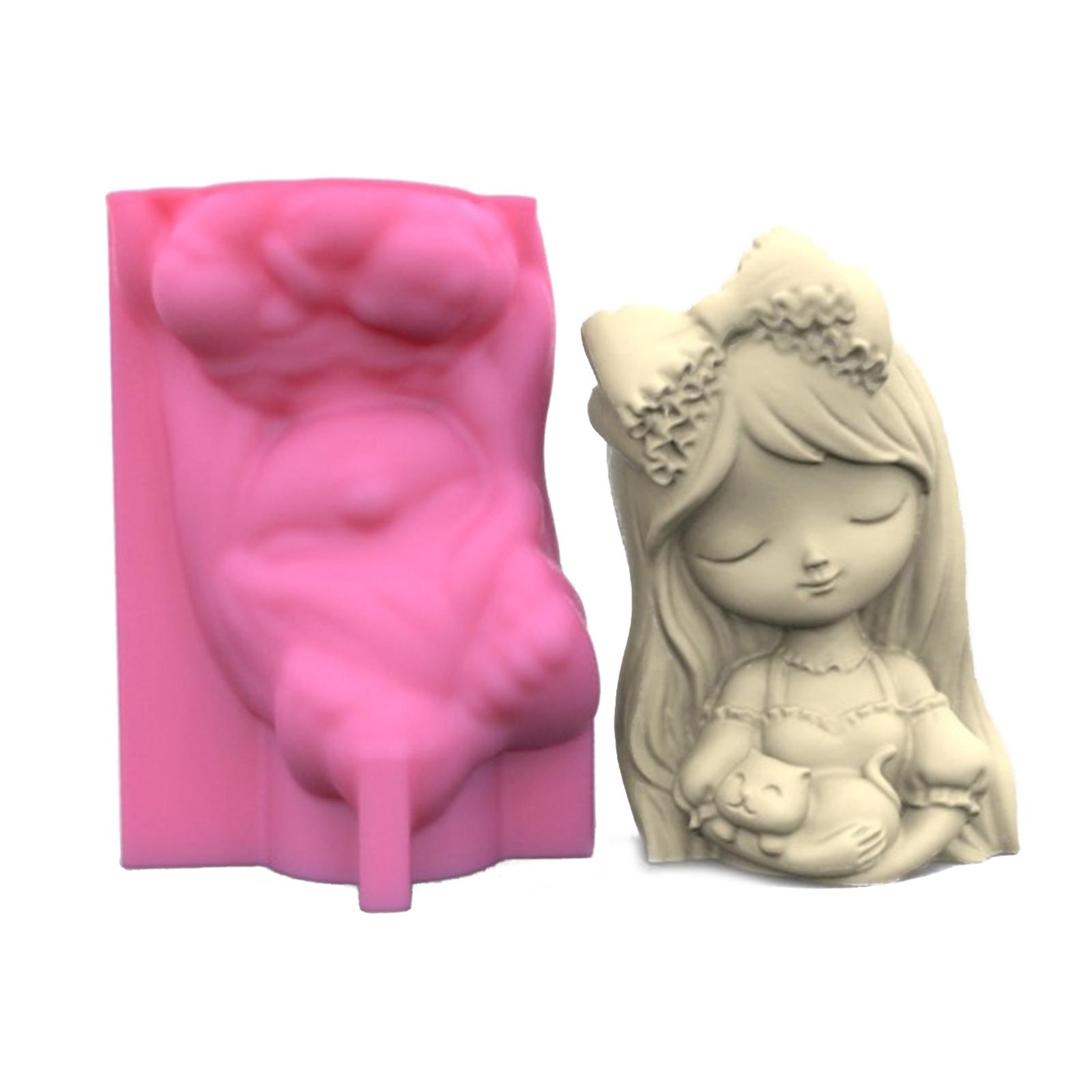 

Антипригарный держатель для ручек для девочек, форма для цветочного горшка из эпоксидной смолы, силиконовая форма, инструмент для самостоятельного изготовления украшений для украшения своими руками 242