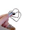 2024 Minimalist Irregular Heart Silver Stud Earrings for Women