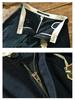 Z329 Men's Multi-Pocket Cotton Work Pants - Autumn/Winter Japanese Casual Style