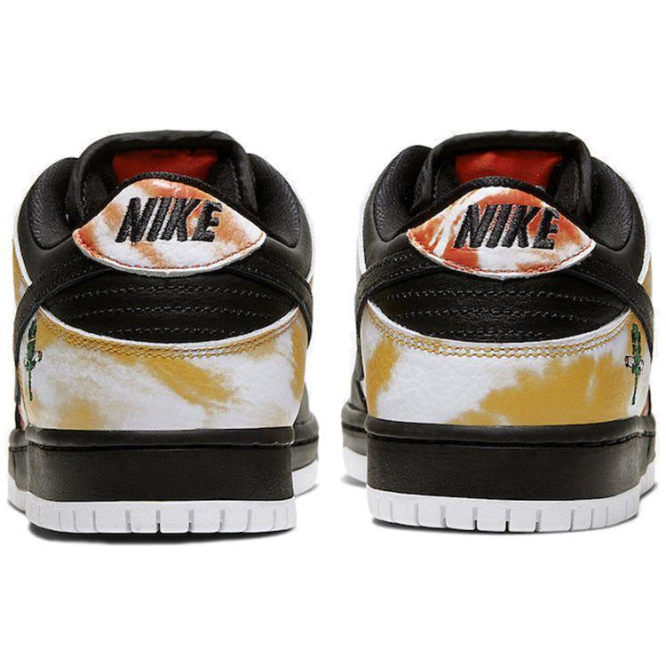 Nike Dunk SB Low Tie-Dye Raygun - Black Unisex Sneakers Orange-Flash BQ6832-001