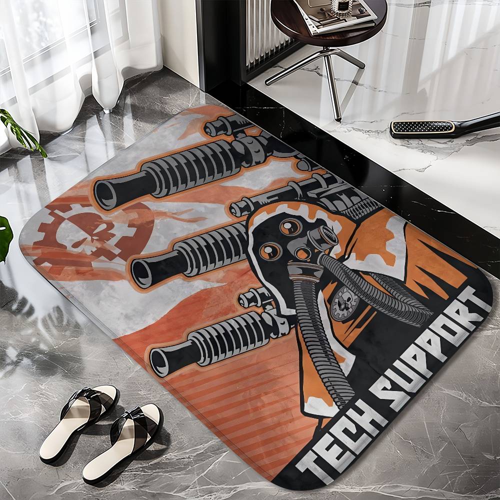 Warhammer 40K Space Marine Floor Mat Printed Large Carpets Room And Bedroom Carpets Bathroom Anti Slip Door Mats Small Carpets