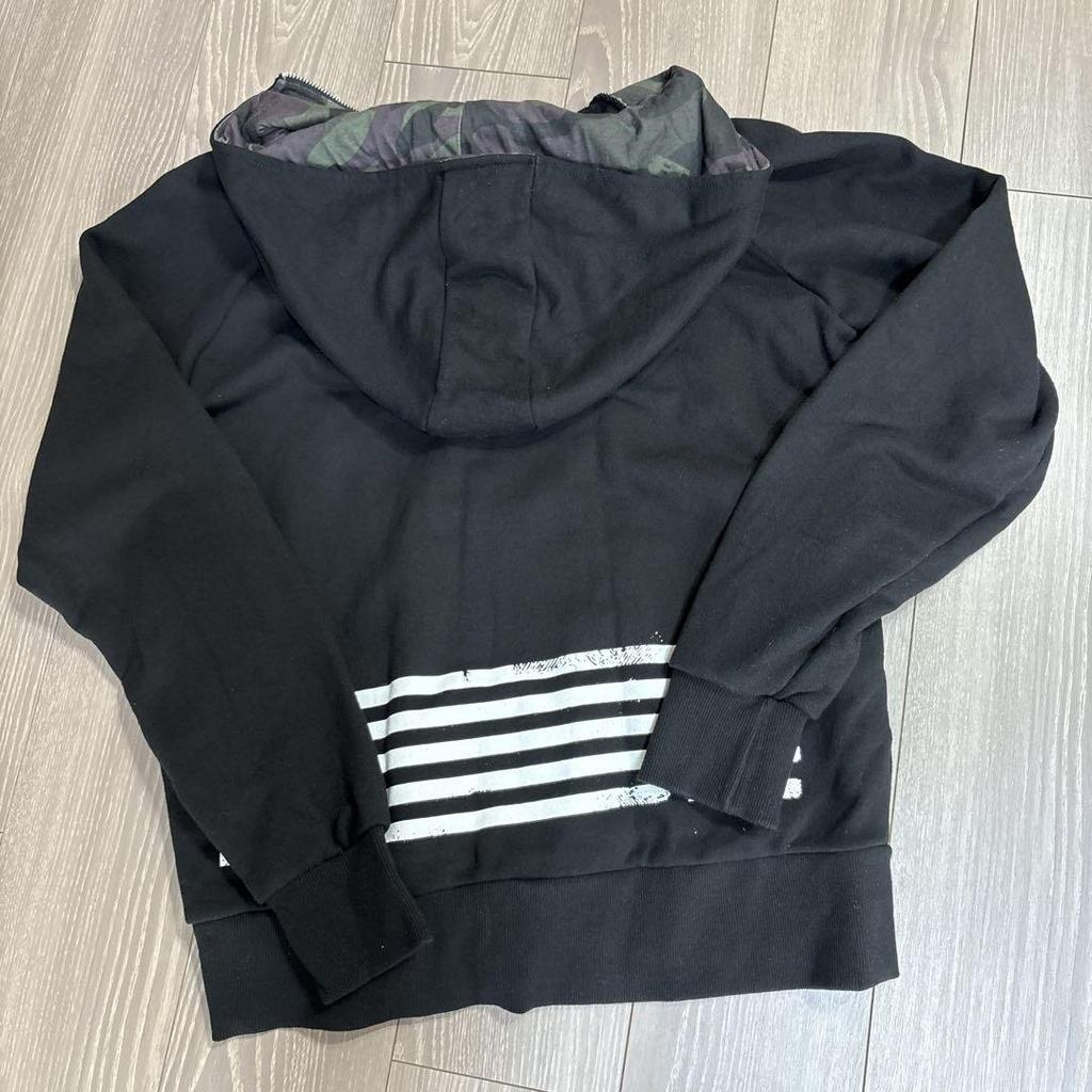 [USED] BIGBANG Black Hooded Zip-Up Hoodie