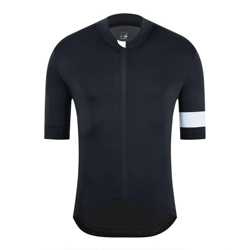 Mens Cycling Jersey With YKK Reverse Tooth Zipper Breathable Quick-Dry Short Sleeve Road Bike Riding