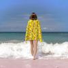 WIBUE Yellow Rubber Duck Microfiber Oversized Beach Towel, Lightweight Quick Dry Sandproof Towels 60”x30” for Swim Pool Yoga Gym Camping, Beach