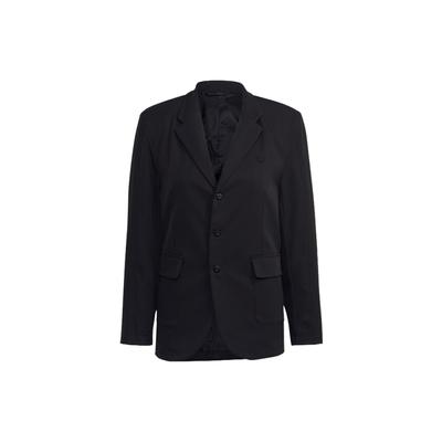 Originals FW22 Sako Contempo Jednofarebné Jednoradové Sako Unisex Vrchné oblečenie Čierne HN3670