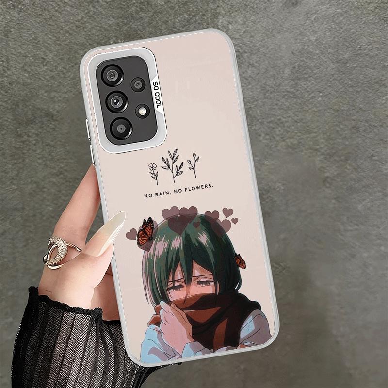 

A-Attack On T-Titan Mikasa Soft Phone Case for Samsung A17 A16 A15 A14 A13 A57 A56 A55 A54 A53 A37 A36 A35 A34 A33 A26 A25 A24 A Samsung A57