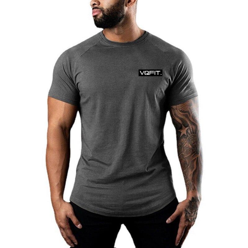 Do The Work  Summer Mens Graphic Printed O-neck Fashion Breathable Cotton Slim Fit Bodybuilding Fitness Gym Sports T-shirt 6 Colors