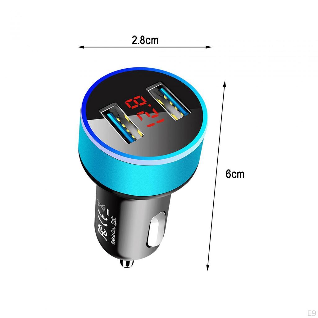 Car Charger Adapter Automotive Accessories Fast Charging for Phones MP3