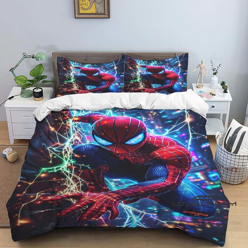 

The new 2026 Spider-Man three-piece bedding set, including one duvet cover and two pillowcases, is the perfect holiday gift. 135X200cm