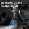 Powerful Dual Mode LED Blower 6-Speed Adjustable 130,000 RPM Mini Snow Blower Rechargeable Cordless Blower Home Cleaning