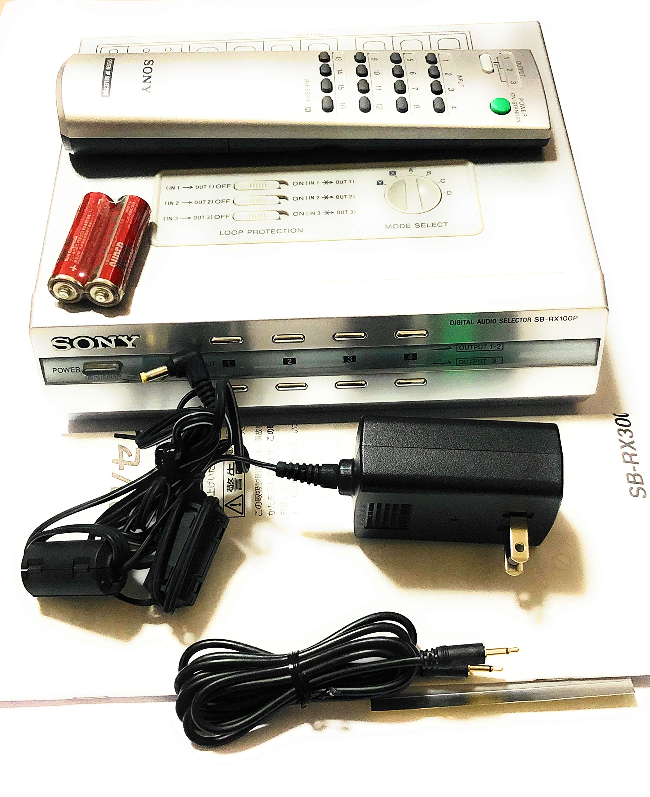 

SONY AV selector compatible with optical digital square type SB-RX100P