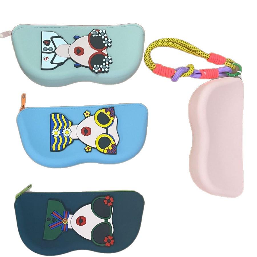 Portable Food-Grade Silicone Sunglasses Storage Case