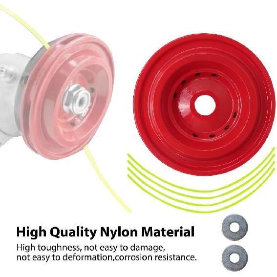 

USonline911 Универсальная алюминиевая триммерная головка для триммера, мотокосы, триммера для сорняков с 4-проводной насадкой для кустореза, триммерной головкой, триммером для сорняков