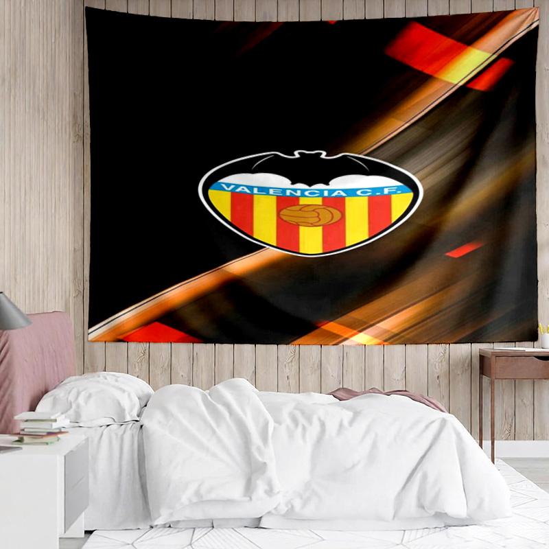 Valencia Cf Crest Design Tapestry Accessories Playroom Tapestry, for Bedroom,Livingroom, dormitory Room Wall Decor Fan Birthday Gifts