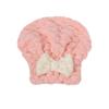 Bow Tie Dry Hair Cap Super Absorbent Quick Dry Coral Velvet Princess Shower Cap Female Thickened Dry Hair Towel Free Blow Wrapped Head Towel
