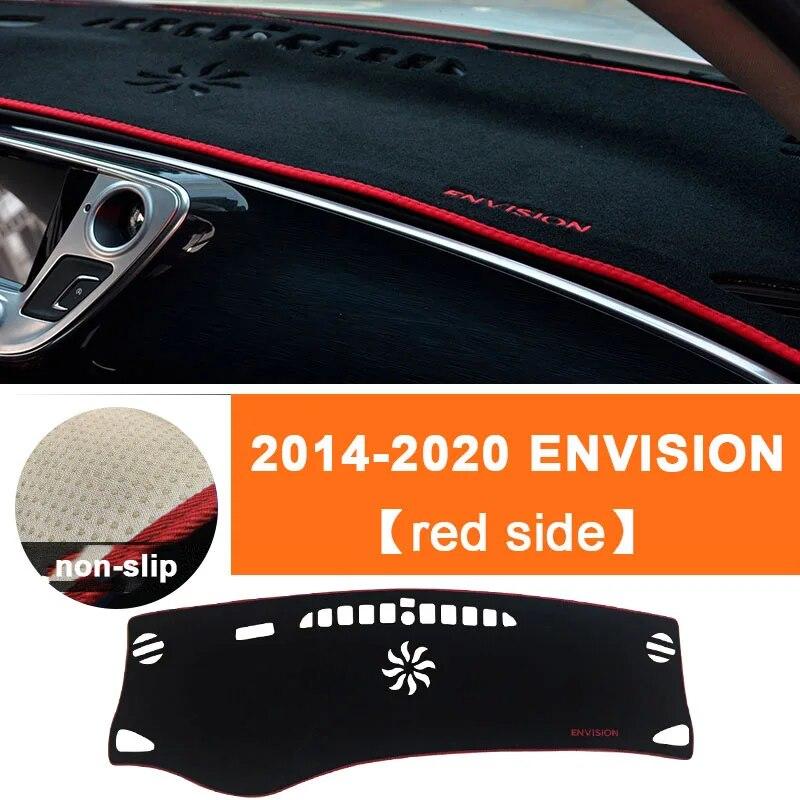 For Buick ENVISION 2014 2015 2016 2017 2018   Car Dashboard Cover Mat Avoid Light Sun Shade Pad Instrument Panel Carpet