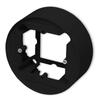 Double stair switch USA set surface-mounted round Mini matt black