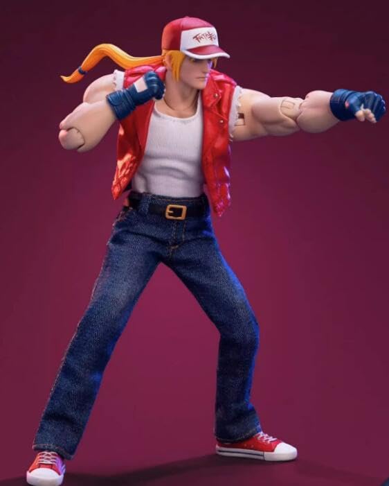 [AC] TUNSHI STUDIO 1/12 THE KING OF FIGHTERS Terry Bogard Movable Action Figure with Body, Head, Costume, and Accessories (Full Set)