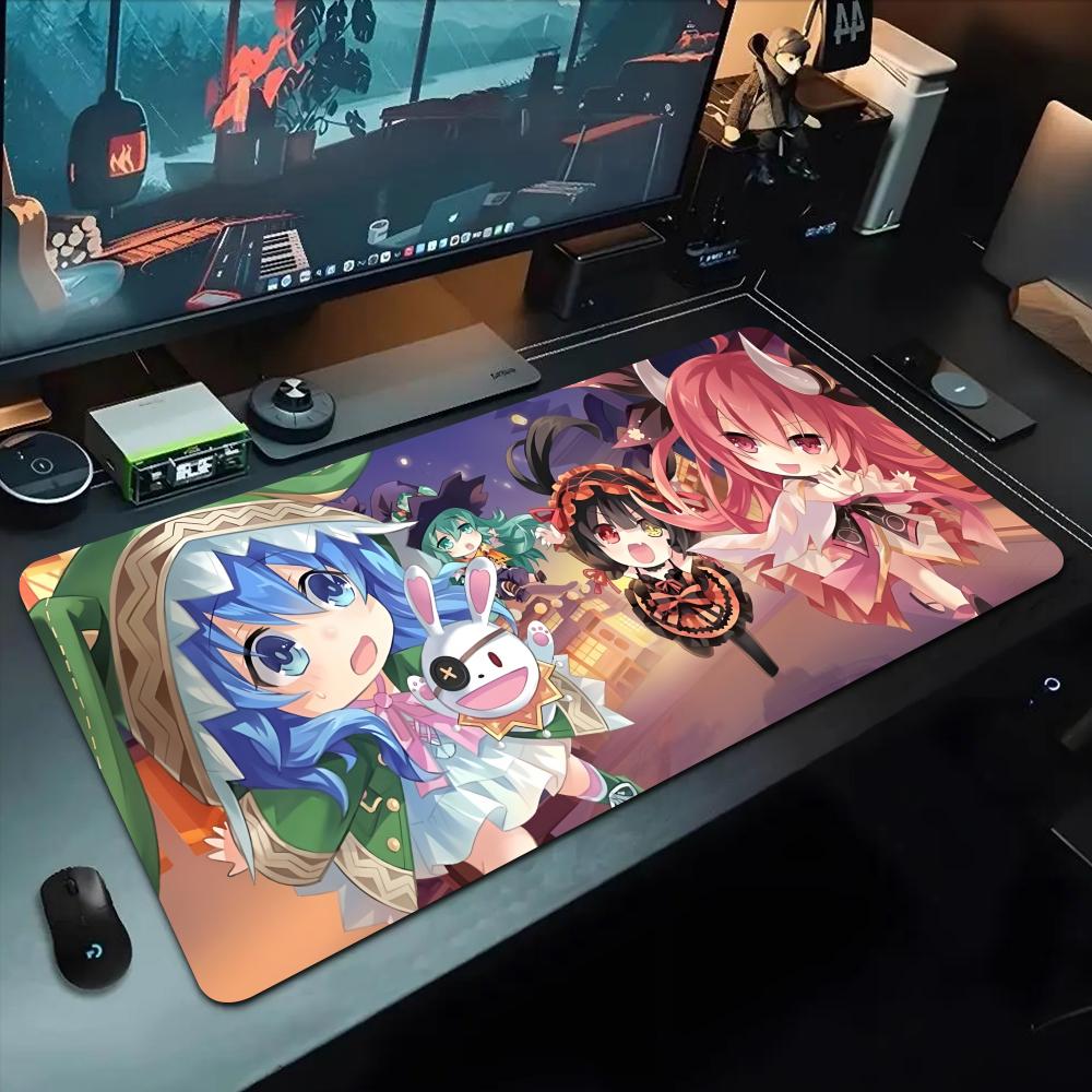 

date a live Коврик для мыши 500X1000 мм Большой игровой коврик для мыши Геймерский XL Резиновый Отаку Клавиатурная панель Ноутбук Настольный коврик 600x300x2mm