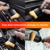 5/10Pcs Car Interior Cleaning Brush Conditioner Air Outlet Soft Fur Clean Brushes With Shells Crevice Dust Brush Tools