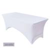 Elastic Wrinkle-Resistant Tablecloth: 4FT, 6FT, 8FT - Washable Cover for Outdoor Wedding, Party, Banquet, and Dining Tables