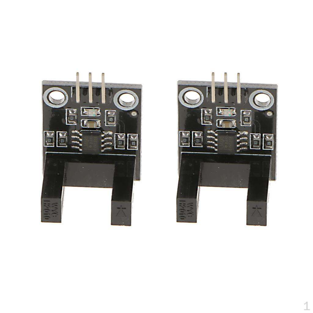 

2x Photoelectric Electric Counter Module LM393 Motor , Test Modules Coupler