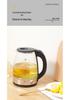 Large Capacity Glass Electric Kettle with Borosilicate, Auto Power-off & Dry-burn Protection