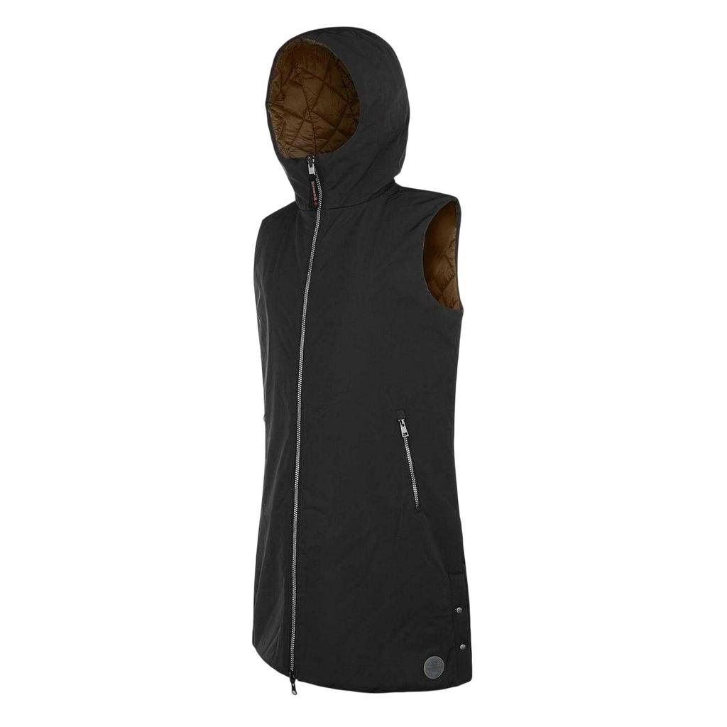 Museum Womens/Ladies Hooded Reversible Gilet