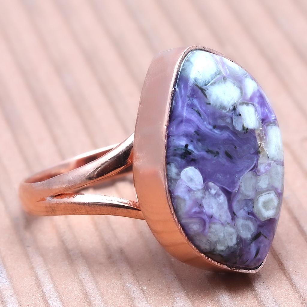 Cheroite Gemstone Handmade Silver Jewelry  "12"