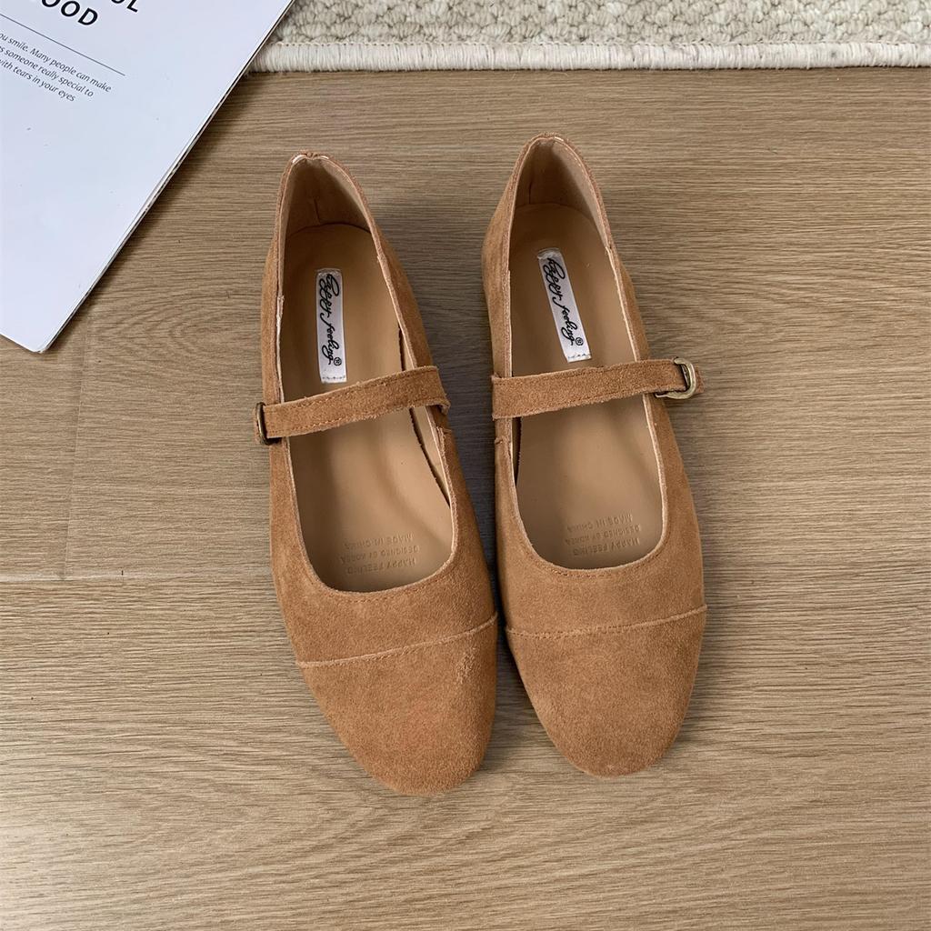 Fashion Bailamos Fashion Round Toe  Ballet Flats Woman Soft Loafers Ladies Brand Design Mary Jane Shoes Mujer Size35-40ujer